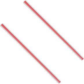 Fielect الأحمر خط مستقيم الاكريليك قضيب مستدير القياسية شبكي التسامح خفيفة الوزن DIY بها بنفسك 10 مللي متر قطر 250 مللي متر ارتفاع 1 قطعة in Kuwait