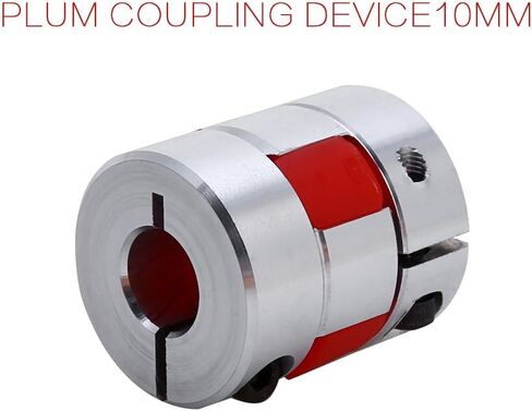 10mm x 8mm CNC Flexible Plum Coupling Shaft Coupling CNC Stepper Motor Encoder Coupler Stepper Motor Encoder Connector Coupler D25 L30 Jaw Clamp Aluminum Alloy in Saudi Arabia