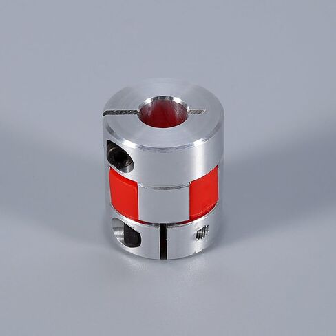 10mm x 8mm CNC Flexible Plum Coupling Shaft Coupling CNC Stepper Motor Encoder Coupler Stepper Motor Encoder Connector Coupler D25 L30 Jaw Clamp Aluminum Alloy in Saudi Arabia
