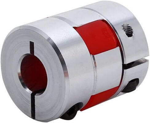 10mm x 8mm CNC Flexible Plum Coupling Shaft Coupling CNC Stepper Motor Encoder Coupler Stepper Motor Encoder Connector Coupler D25 L30 Jaw Clamp Aluminum Alloy in Saudi Arabia