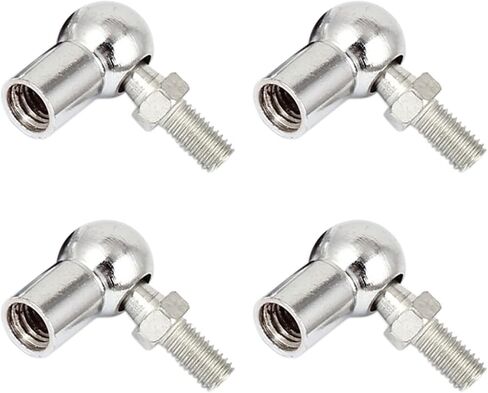 Kozelo 4pcs Angle Ball Joint - [M10x1.5 Right Female Thread, M8x1.25 Right Male Thread] Gas Spring Elbow Joint Fitting for Automotive, Hinged Door, Cupboard in Saudi Arabia