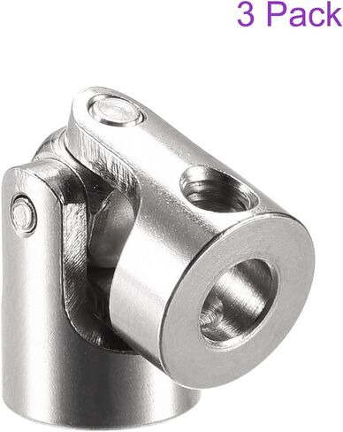 DMiotech 3 Pack 5mm to 6mm Rotatable Universal Steering Shaft U Joint Coupler Coupler Connector for Motor, 3D Printer, CNC Machine in Saudi Arabia