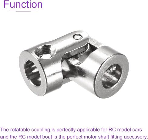 DMiotech 5 عبوات من 6 مم إلى 6 مم عمود توجيه عالمي قابل للتدوير على شكل حرف U موصل مقرنة للمحرك، طابعة ثلاثية الأبعاد، آلة CNC in Kuwait