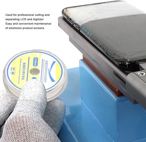 Kadimendium 8 قطعة LCD شاشة فصل سلك التنغستن سبائك الصلب 0.028 0.03 0.035 0.04 0.05 0.06 0.08 0.1 مللي متر قطع سلك هاتف محمول شاشة فاصل in Kuwait