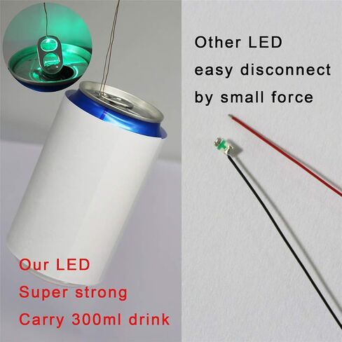 25 قطعة من أسلاك Micro Litz الملحومة مسبقًا من Bowerful باللون الأبيض الدافئ SMD Led 0603 + مقاوم متعدد جديد in Kuwait