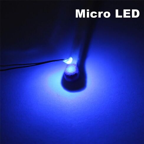 25 قطعة من أسلاك Micro Litz الملحومة مسبقًا من Bowerful باللون الأبيض الدافئ SMD Led 0603 + مقاوم متعدد جديد in Kuwait