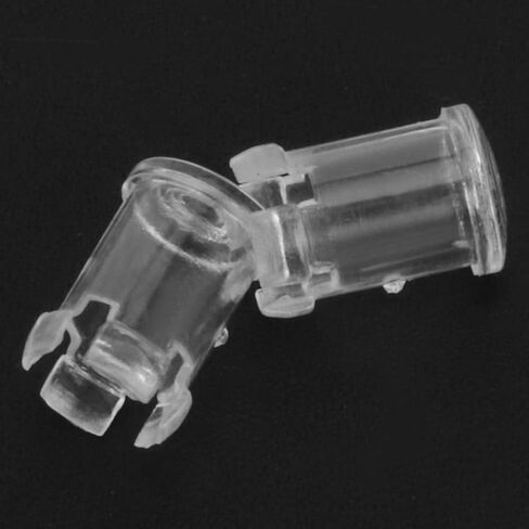 100 قطعة من مقبس مصباح LED، مشبك حامل الصمام الثنائي الباعث للضوء الشفاف مقاس 5 مم لعرض لوحة التثبيت على الحافة، غطاء واقٍ لأغطية إضاءة المصباح الشفاف in Kuwait