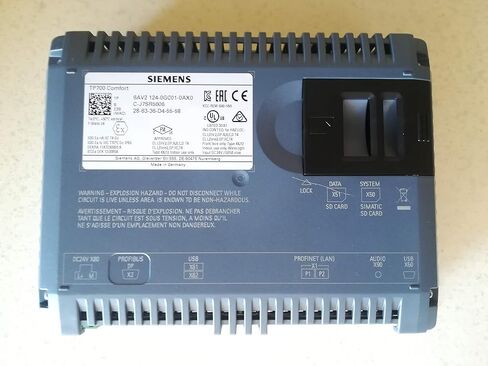 سيمنس 6AV2124-0GC01-0AX0 سيماتيك HMI TP700 مريح، لوحة مريحة، تشغيل باللمس، شاشة عريضة 7 انش TFT-، 16 مل، واجهة بروفينيت، واجهة MPI/بروفيبوس دي بي، ذاكرة مستخدم 12 ميجابايت in Kuwait