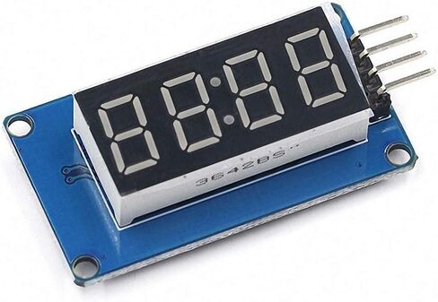 DAOKI 5 قطعة وحدة عرض LED TM1637 7 قطعة 4 بت ساعة الأنود المشتركة أنبوب رقمي أحمر لاردوينو مع كابل دوبونت ذكر إلى أنثى 8 دبوس in Saudi Arabia