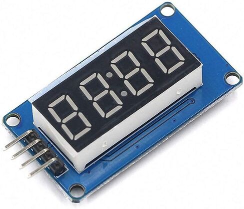 DAOKI 5 قطعة وحدة عرض LED TM1637 7 قطعة 4 بت ساعة الأنود المشتركة أنبوب رقمي أحمر لاردوينو مع كابل دوبونت ذكر إلى أنثى 8 دبوس in Saudi Arabia