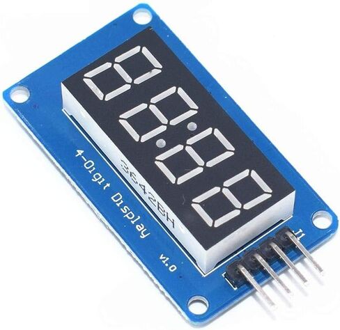 DAOKI 5 قطعة وحدة عرض LED TM1637 7 قطعة 4 بت ساعة الأنود المشتركة أنبوب رقمي أحمر لاردوينو مع كابل دوبونت ذكر إلى أنثى 8 دبوس in Saudi Arabia
