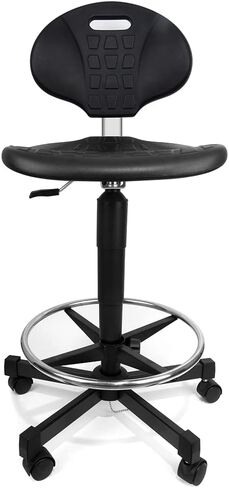 سيجما فورس كرسي متين من فوم البولي يوريثين مع قاعدة قابلة للتعديل مقاس 18 انش، قاعدة من الستيل، تعديل الارتفاع 21-31 انش وسعة 450 باوند in Kuwait