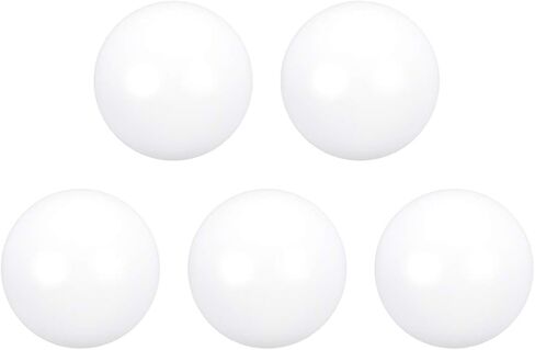 uxcell PTFE Ball, 19mm Diameter, Ground Finish, Diaphragm Pneumatic Pump White, 5pcs in Saudi Arabia