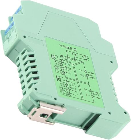 Signal Isolator, 2 in 2 Out Current Signal Isolator Transmitter Wide Application DC 4-20mA Output for PLC in Saudi Arabia