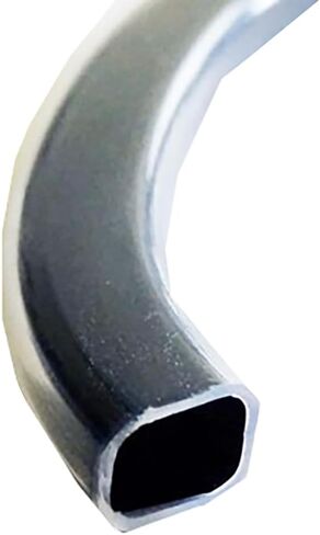 حشية Kamlock™ مغلفة مقاس 2-1/2 بوصة، FEP Viton، أسود (عبوة من قطعة واحدة) in Kuwait