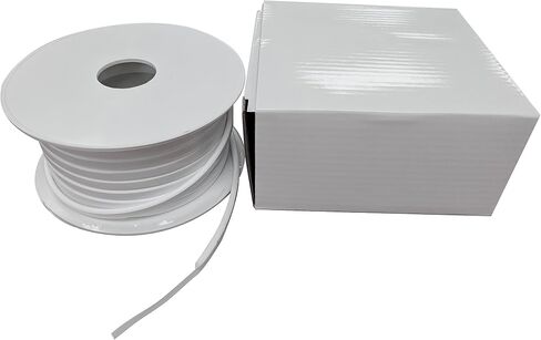 مانع تسرب المفاصل PTFE، عرض 1/4 بوصة × طول 50 قدمًا، مادة الحشية "اصنعها بنفسك"، الكمية: بكرة واحدة in Saudi Arabia
