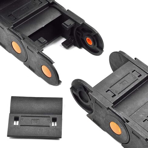 حامل كيبل سلسلة سحب بلاستيكي مغلق مع موصلات طرفية R125 35 × 75 ملم طول 1000 ملم لماكينات راوتر سي ان سي الكهربائية in Kuwait