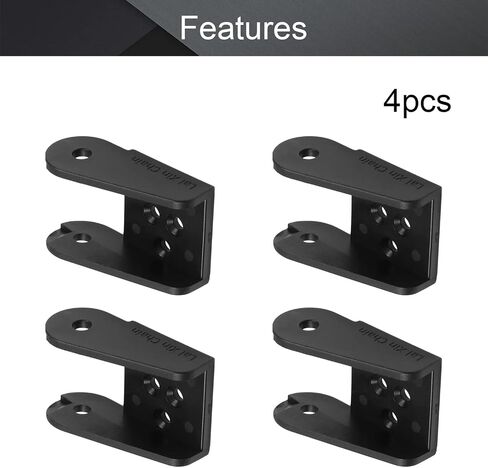 Fielect 2 pcs Drag Chain End Connector Joints for 15x30mm Cable Carrier Chain Drag Chain Joints Black in Kuwait