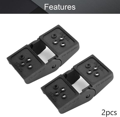 Fielect 2 pcs Drag Chain End Connector Joints for 15x30mm Cable Carrier Chain Drag Chain Joints Black in Kuwait