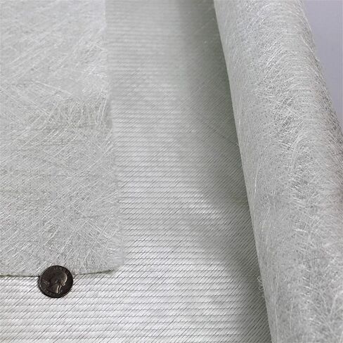 (ملفوف) 1708 ثنائي المحور (+45 درجة/-45 درجة) ألياف زجاجية مخيطة بوزن 3/4 أونصة. حصيرة على جانب واحد - عرض 3 ياردات × 50 بوصة، ملفوفة (متوافقة مع الإيبوكسي والبوليستر) in Kuwait