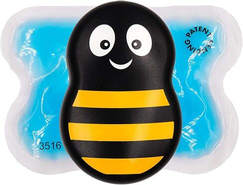 Buzzy - حزمة الثلج الاهتزازية للرعاية الصحية - تخفيف الألم للحقن واللقاحات والوضع الوريدي والإجراءات القصيرة - كما رأينا في خزان القرش - أداة احترافية - صغيرة - أسود in Kuwait
