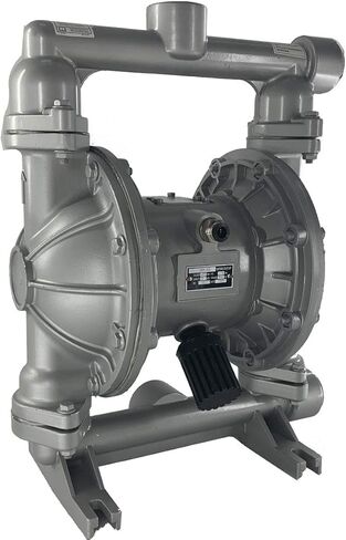 Cozyel Air-Operated Diaphragm Pump Double Diaphragm Pump 1 inch Inlet & Outlet, Air Diaphragm Pump Dual Diaphragm Air Pump Aluminum 35 GPM Max 120PSI, QBY4-25L in Saudi Arabia