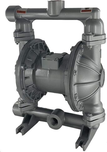 Cozyel Air-Operated Diaphragm Pump Double Diaphragm Pump 1 inch Inlet & Outlet, Air Diaphragm Pump Dual Diaphragm Air Pump Aluminum 35 GPM Max 120PSI, QBY4-25L in Saudi Arabia