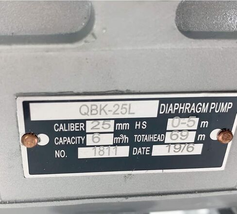 Cozyel Air-Operated Diaphragm Pump Double Diaphragm Pump 1 inch Inlet & Outlet, Air Diaphragm Pump Dual Diaphragm Air Pump Aluminum 35 GPM Max 120PSI, QBY4-25L in Saudi Arabia