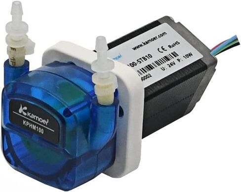 Small peristaltic pump 24V stepper motor Kamoer KPHM100 long service life high-precision liquid dosing pump 0-180ml/min 3 mm ID ×5mm OD in Saudi Arabia