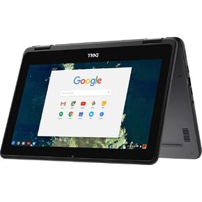 Dell - 2-in-1 11.6" Touch-Screen Chromebook - Intel Celeron - 4GB Memory - 32GB eMMC Flash Memory - Gray in Saudi Arabia