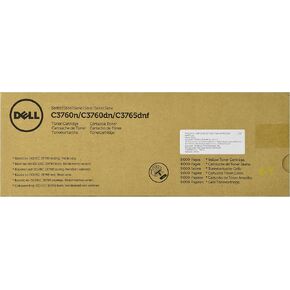 Dell MD8G4 Toner Cartridge C3760N/C3760DN/C3765DNF Color Laser Printer, Yellow in Kuwait