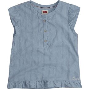 بلوزة حريمي Levi's بأكمام قصيرة من Henley من الأعلى