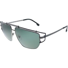 Versace VE 2202 143771 Matte Gunmetal Metal Geometric Sunglasses Green Lens in Kuwait