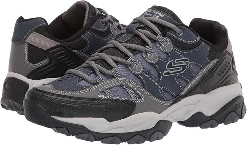 حذاء رياضي رجالي من Skechers Sparta 2.0 مصنوع من الجلد وشبكة برباط أكسفورد in Saudi Arabia