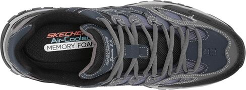 حذاء رياضي رجالي من Skechers Sparta 2.0 مصنوع من الجلد وشبكة برباط أكسفورد in Saudi Arabia