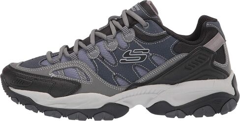 حذاء رياضي رجالي من Skechers Sparta 2.0 مصنوع من الجلد وشبكة برباط أكسفورد in Saudi Arabia
