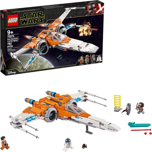 LEGO Star Wars Poe Dameron's X-wing Fighter 75273 Building Kit, Cool Construction Toy for Kids, New 2020 (761 Pieces) in Saudi Arabia