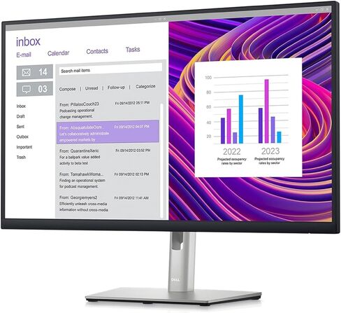 Dell P2723DE 27" QHD WLED LCD Monitor - 16:9 - Black, Silver in Saudi Arabia