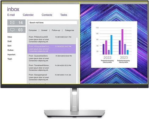 Dell P2723DE 27" QHD WLED LCD Monitor - 16:9 - Black, Silver in Saudi Arabia