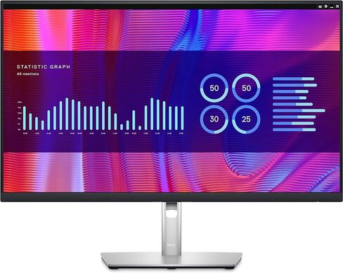 Dell P2723DE 27" QHD WLED LCD Monitor - 16:9 - Black, Silver in Saudi Arabia