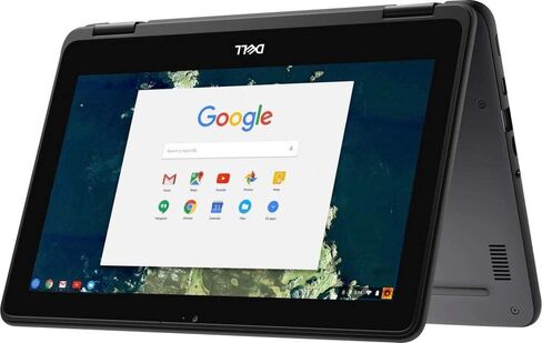 Dell - 2-in-1 11.6" Touch-Screen Chromebook - Intel Celeron - 4GB Memory - 32GB eMMC Flash Memory - Gray in Saudi Arabia