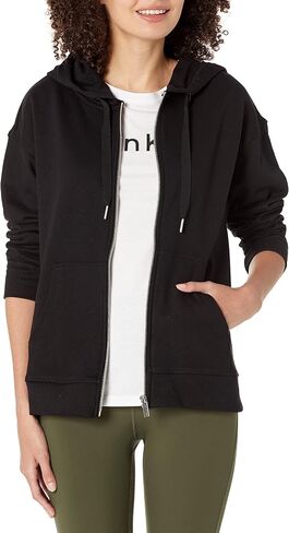سترة بغطاء رأس للسيدات من Calvin Klein Performance Eco French Terry in Saudi Arabia