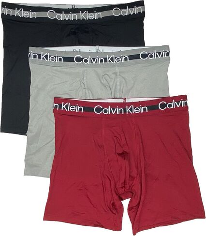 Calvin Klein Men's Microfiber Stretch Boxer Briefs 3 Pack in Saudi Arabia