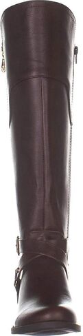 G by Guess Womens Haydin Leather Round Toe Knee High Fashion, Brown, Size 8.0 in Saudi Arabia