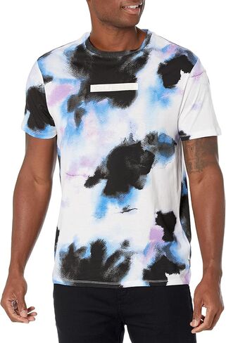 GUESS Men's Watercolor Tie-dye Tee in Saudi Arabia