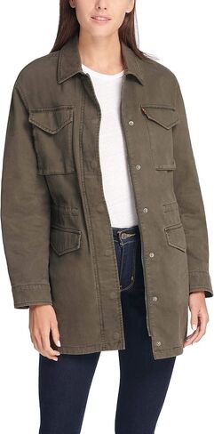 Levi's Women's Cotton Four Pocket Oversized Military Jacket in Saudi Arabia