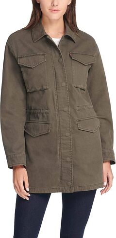 Levi's Women's Cotton Four Pocket Oversized Military Jacket in Saudi Arabia
