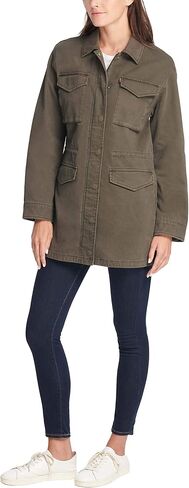 Levi's Women's Cotton Four Pocket Oversized Military Jacket in Saudi Arabia