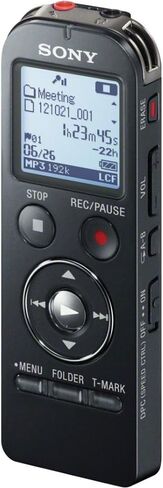 Sony ICD-UX533BLK Digital Voice Recorder - Black in Saudi Arabia