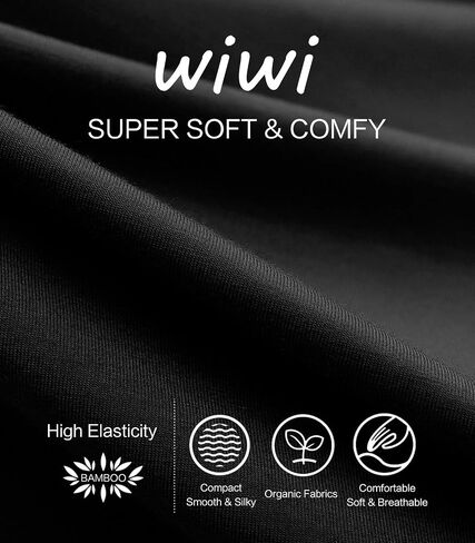 WiWi Bamboo Viscose Nightgowns for Women 3/4 Sleeve Nightshirts Sleep Shirt Plus Size Sleepwear Pajamas Dress S-4X in Saudi Arabia